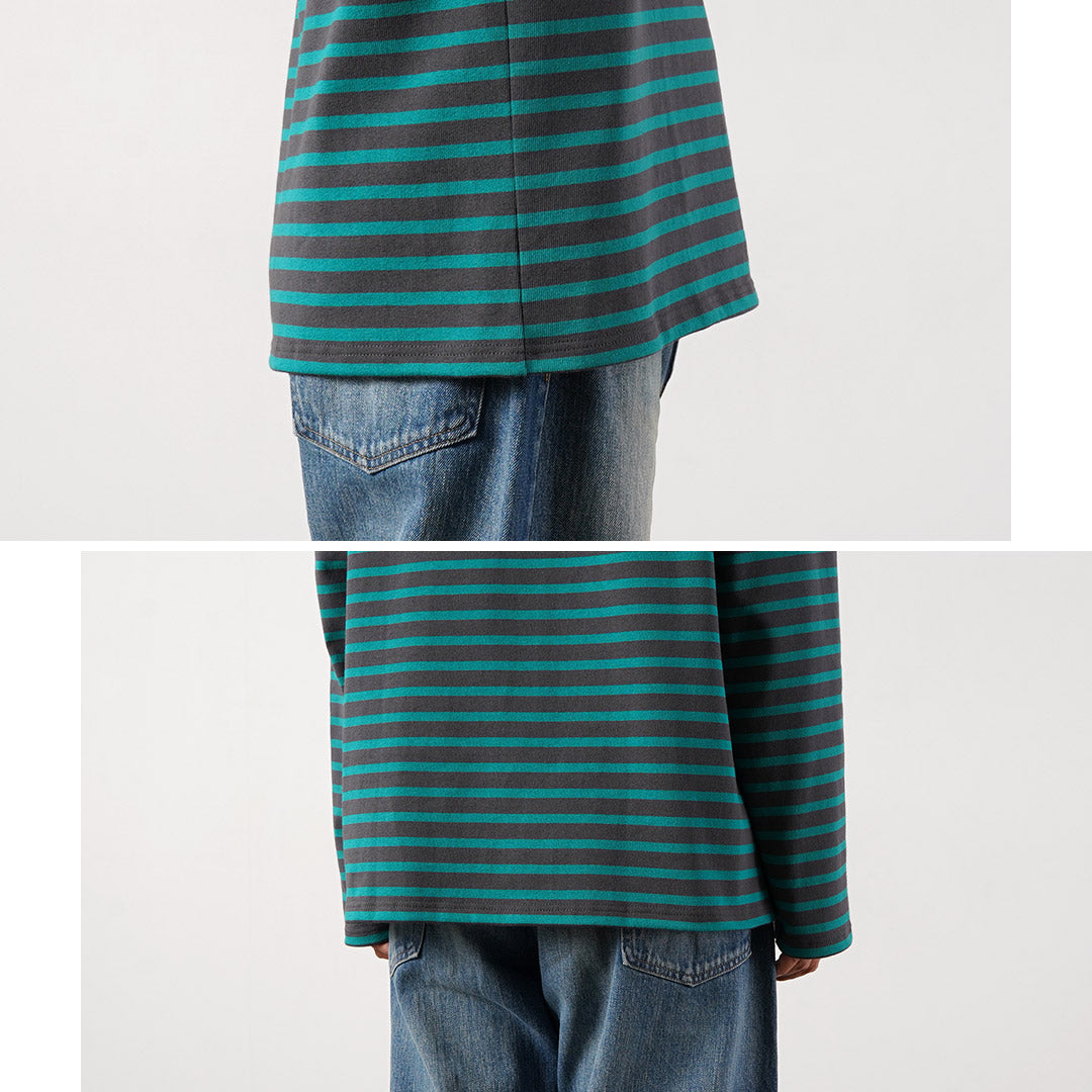 ORCIVAL（オーシバル） クルーネック L/S PO カットソー フレンチバスクシャツ フランス製