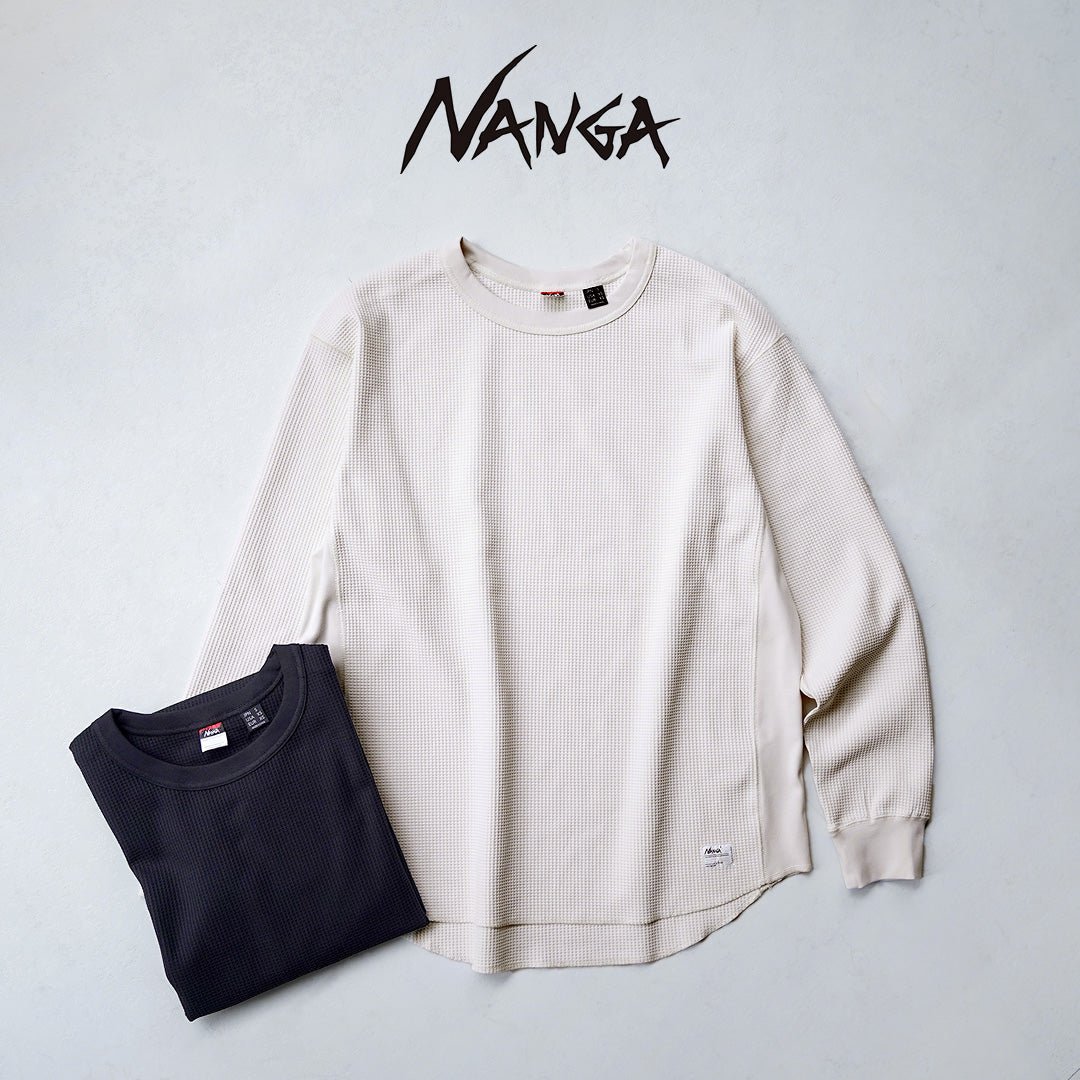 NANGA（ナンガ） エアフレックス ワッフル ロングスリーブTシャツ