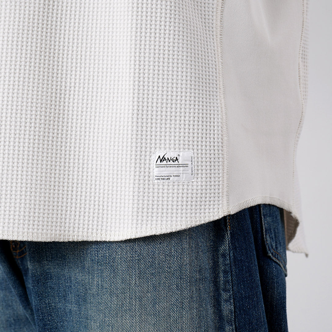 NANGA（ナンガ） エアフレックス ワッフル ロングスリーブTシャツ