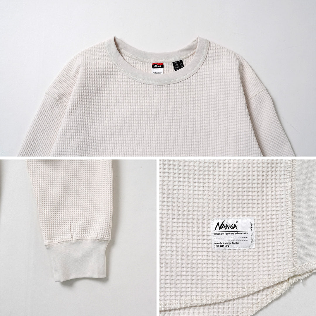 NANGA（ナンガ） エアフレックス ワッフル ロングスリーブTシャツ