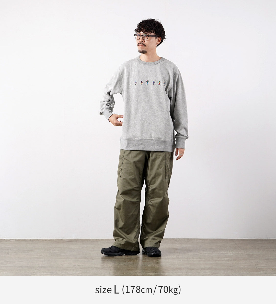 NANGA（ナンガ） エコハイブリッド トラバース刺繍 スウェット