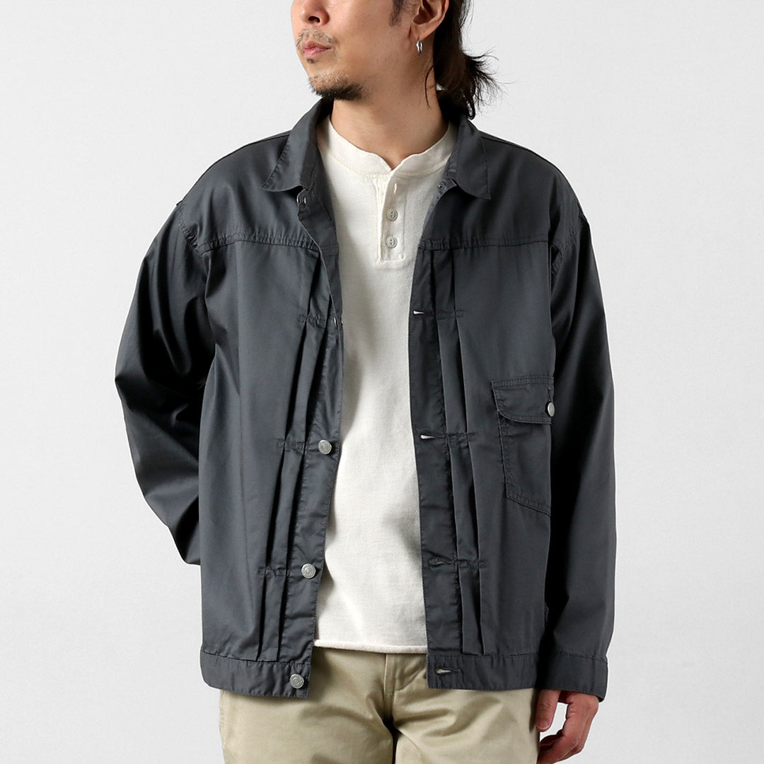 Blue refabric（ブルーリファブリック） 40sダンプ リビルド 1stタイプ トラッカージャケット 日本製