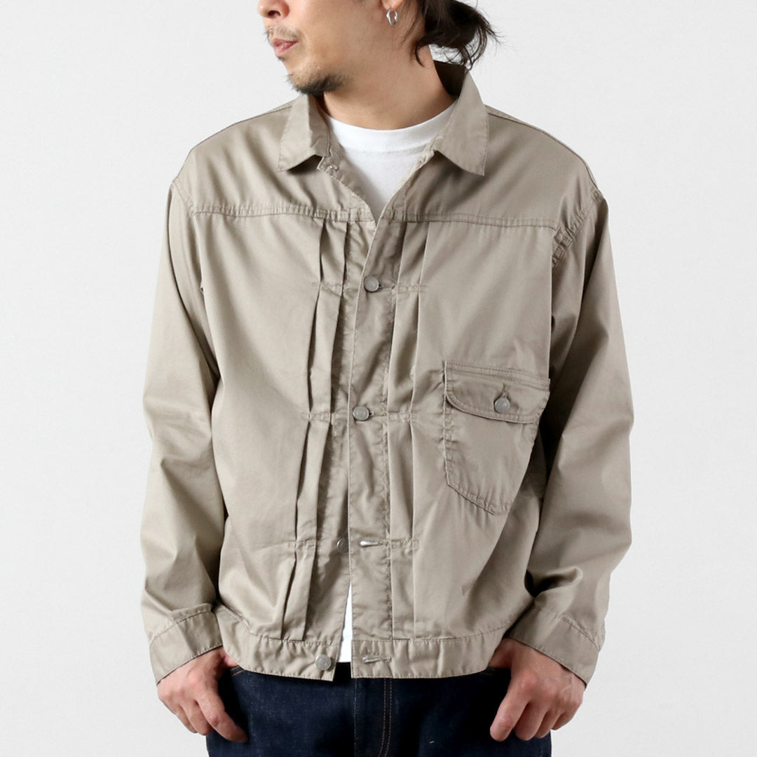 Blue refabric（ブルーリファブリック） 40sダンプ リビルド 1stタイプ トラッカージャケット 日本製