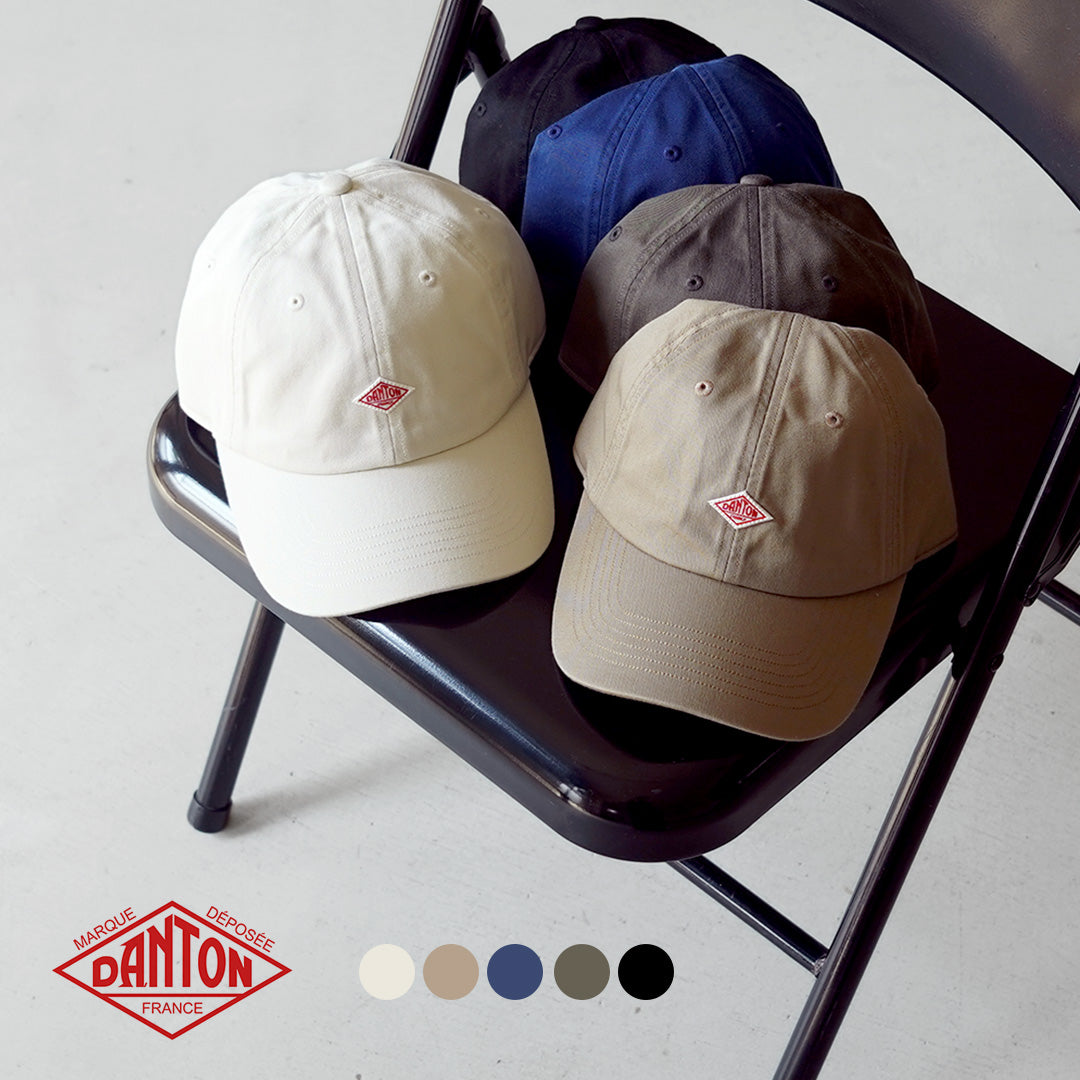 DANTON（ダントン） 6パネル キャップ チノクロス / メンズ レディース 野球帽 コットン