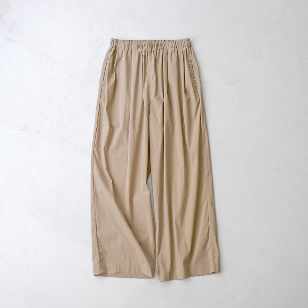 KELEN（ケレン） GRAY タック ワイドパンツ