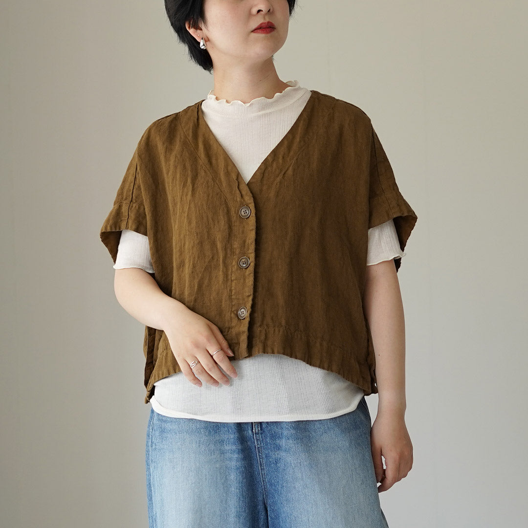 TUMUGU（ツムグ） ソリトリネン（1） 2wayベスト 日本製