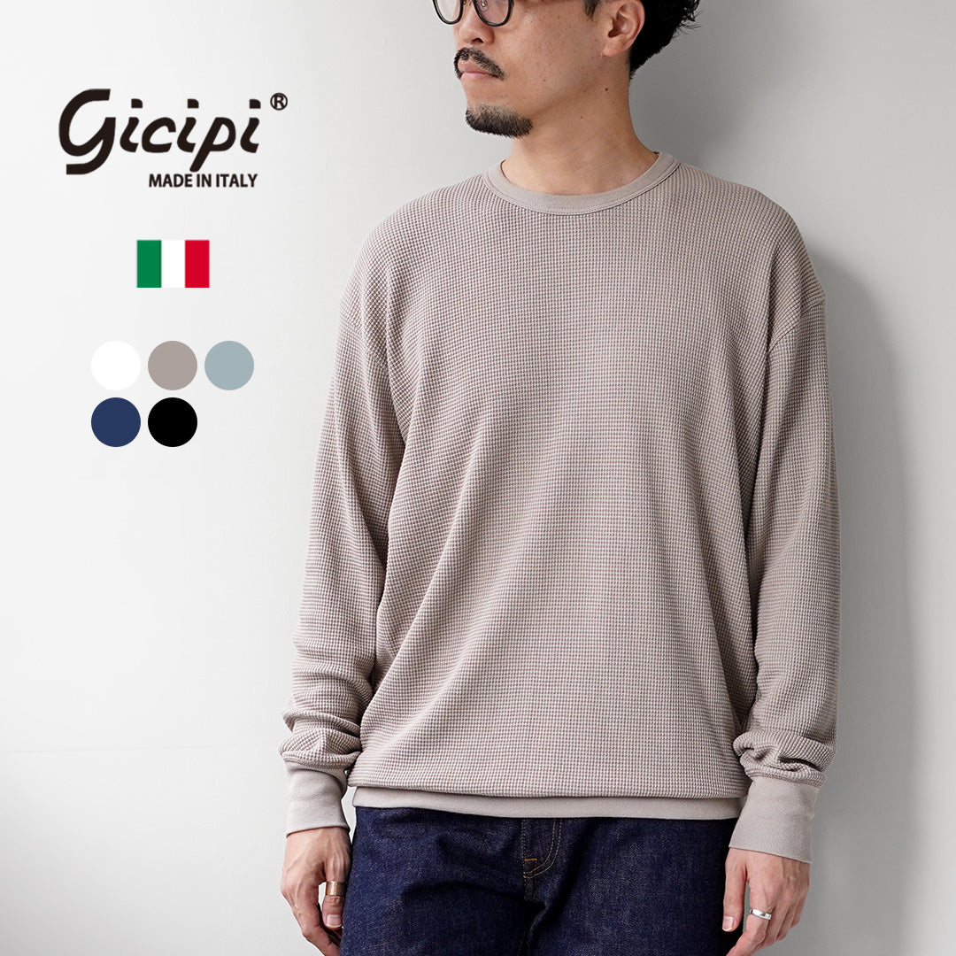 GICIPI（ジチピ） アークイッラ クルーネック リラックスフィット ロングスリーブ スウェット イタリア製