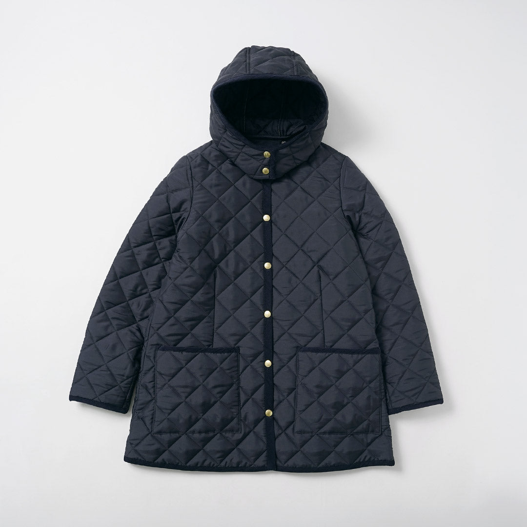 TRADITIONAL WEATHERWEAR（トラディショナル ウェザーウェア） ARKLEY MIDDLE HOOD アークリー ミドル フ―ディー キルティング コート