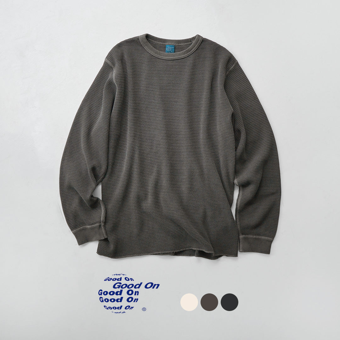 GOOD ON（グッドオン） 光電子 ロングスリーブ サーマル Tシャツ 日本製