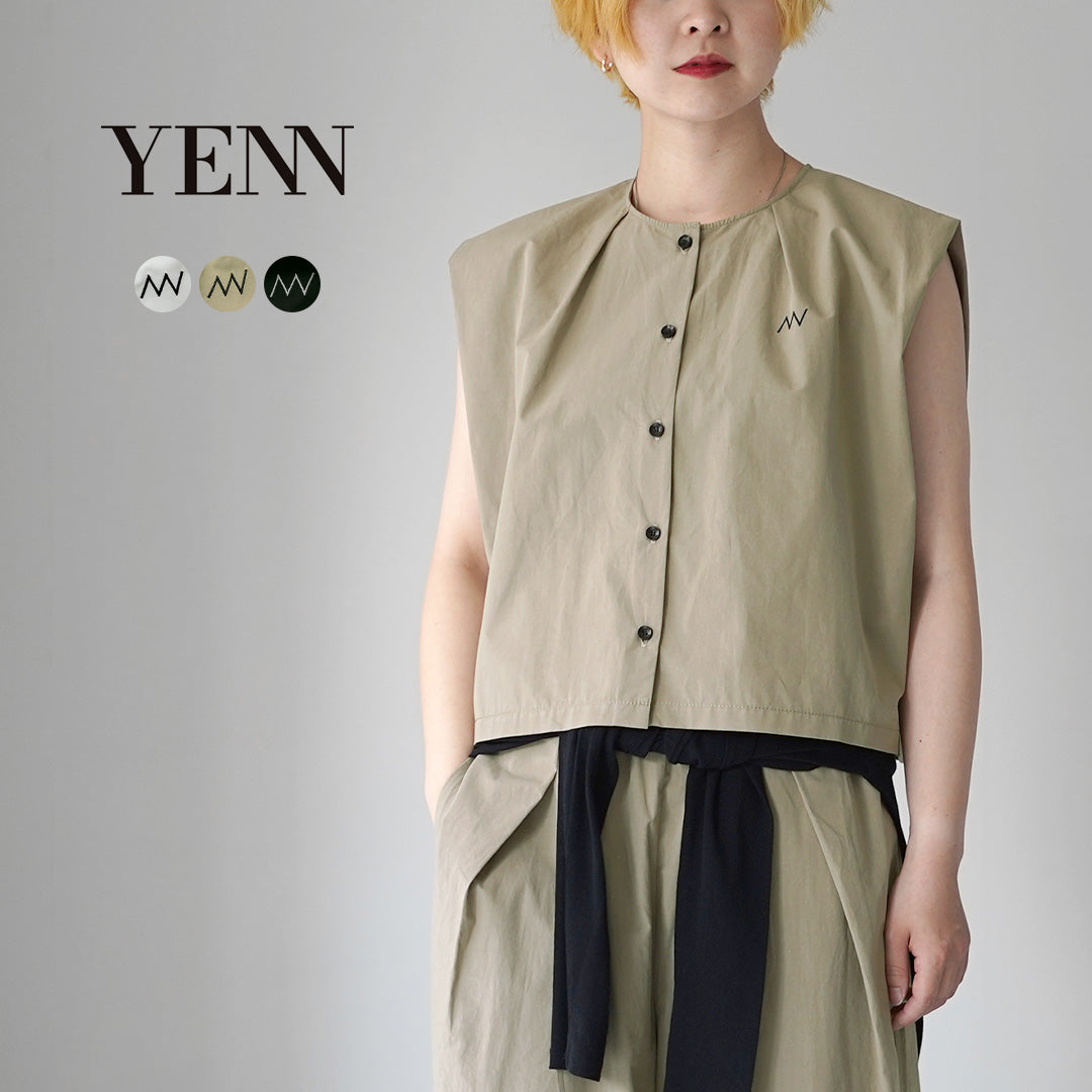 YENN（イェン） スリーブレス シャツ