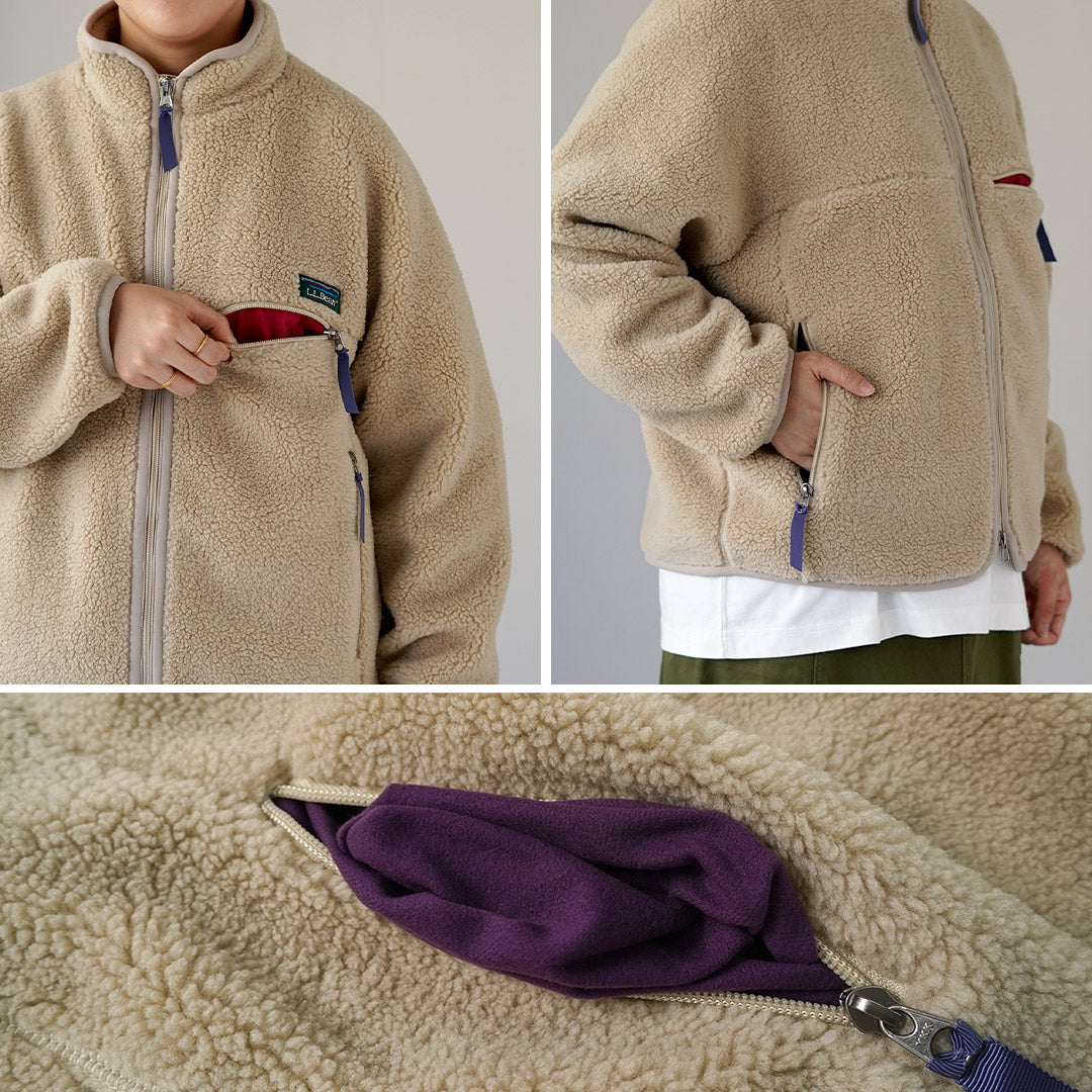 L.L.BEAN（エルエルビーン） トップシャム ボアフリースジャケット
