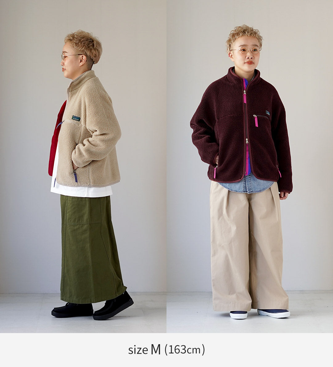 L.L.BEAN（エルエルビーン） トップシャム ボアフリースジャケット