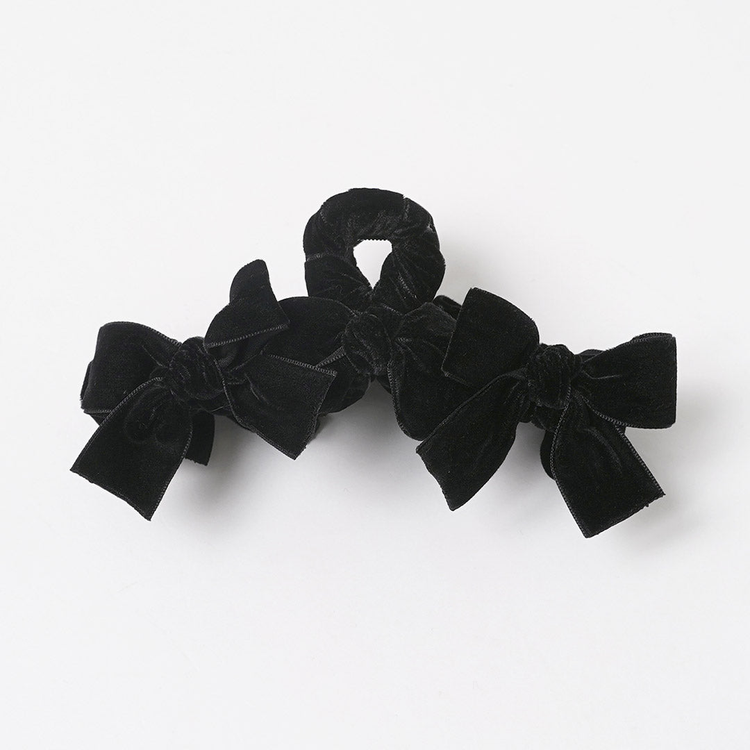 TRESSE（トレス） ベロア リュバン(リボン) クリップ