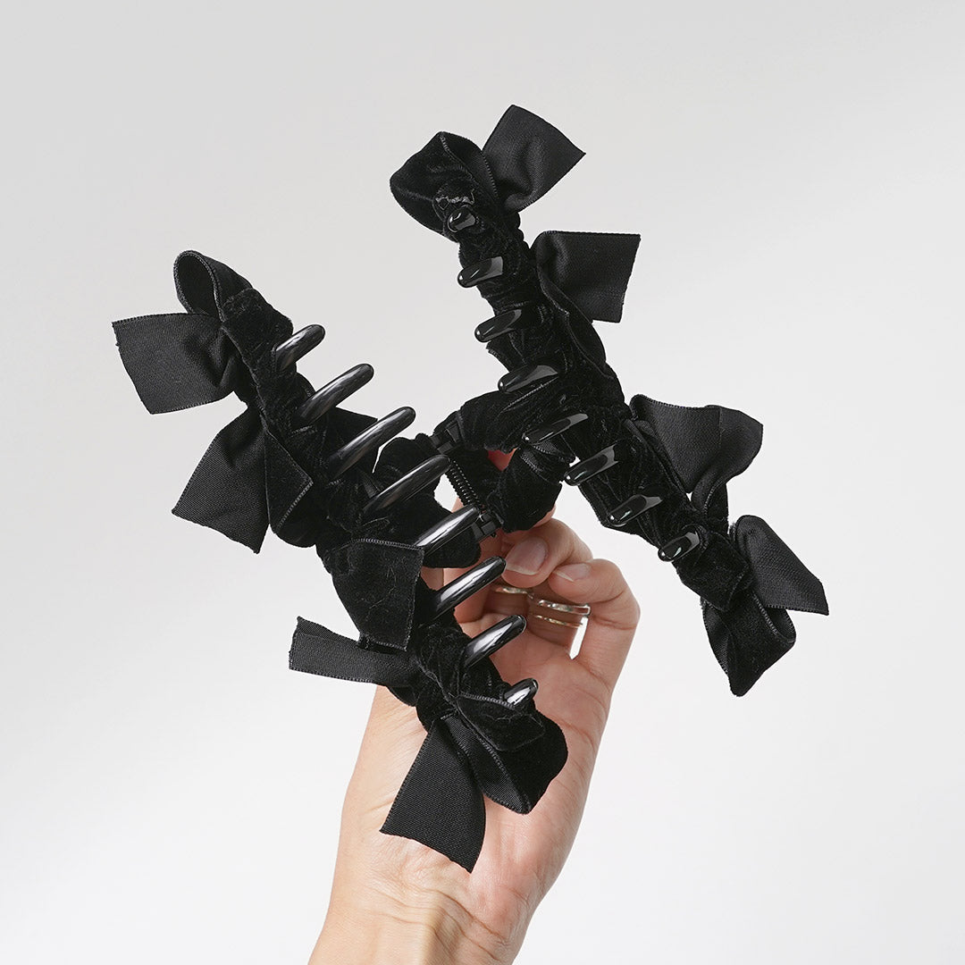 TRESSE（トレス） ベロア リュバン(リボン) クリップ