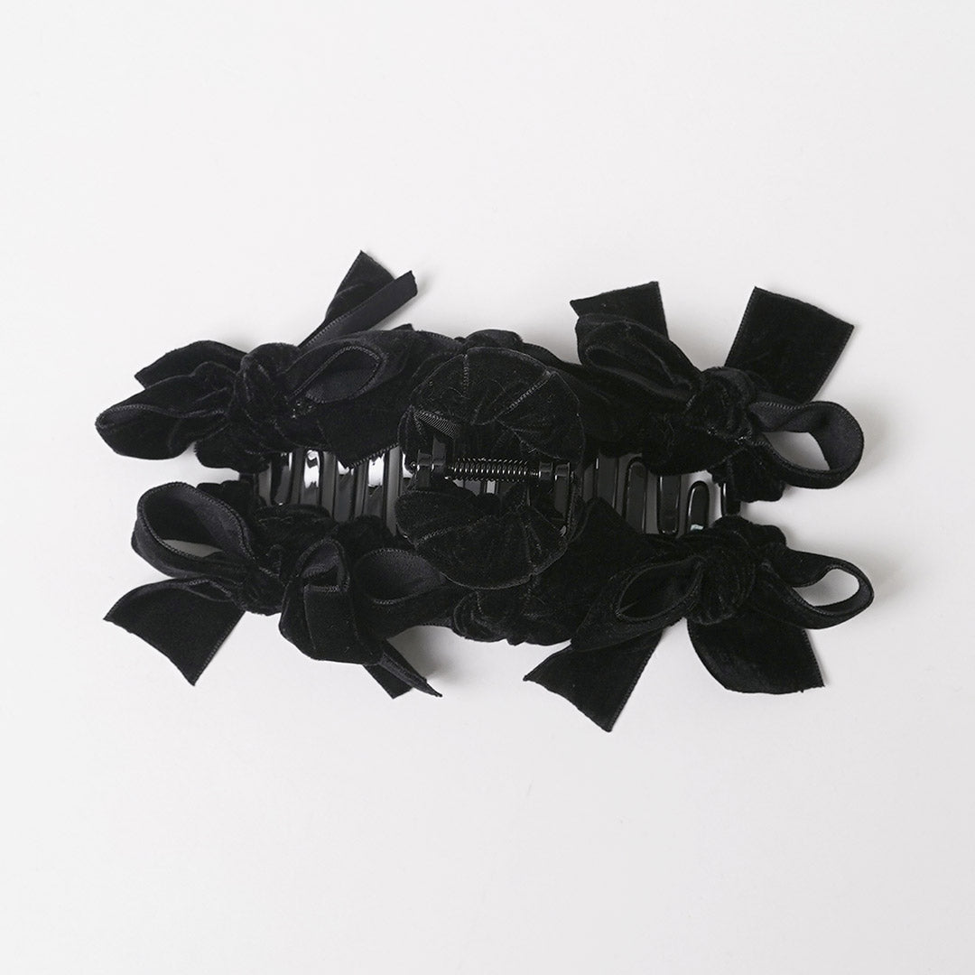 TRESSE（トレス） ベロア リュバン(リボン) クリップ
