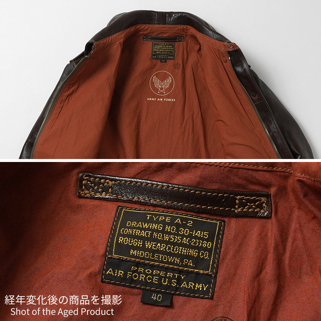 BUZZ RICKSONS（バズリクソンズ） A-2 レザーフライトジャケット ラフウェア社 日本製