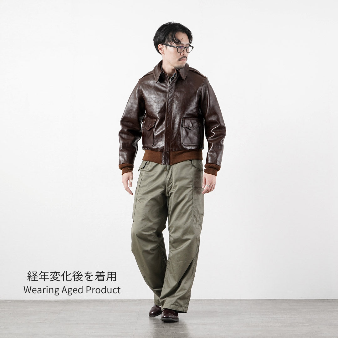 BUZZ RICKSONS（バズリクソンズ） A-2 レザーフライトジャケット ラフウェア社 日本製