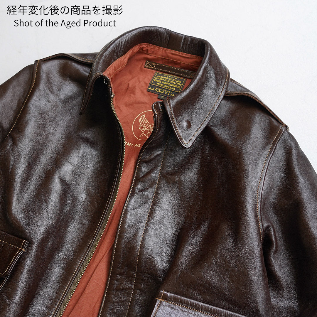 BUZZ RICKSONS（バズリクソンズ） A-2 レザーフライトジャケット ラフウェア社 日本製