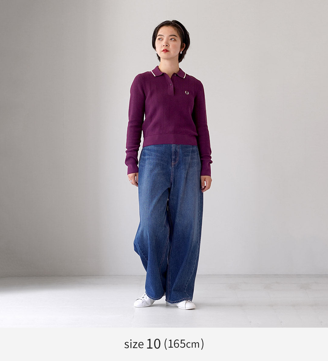 FRED PERRY（フレッドペリー） K3126 テクスチャード ニット ポロシャツ TEXTURED KNITTED SHIRT