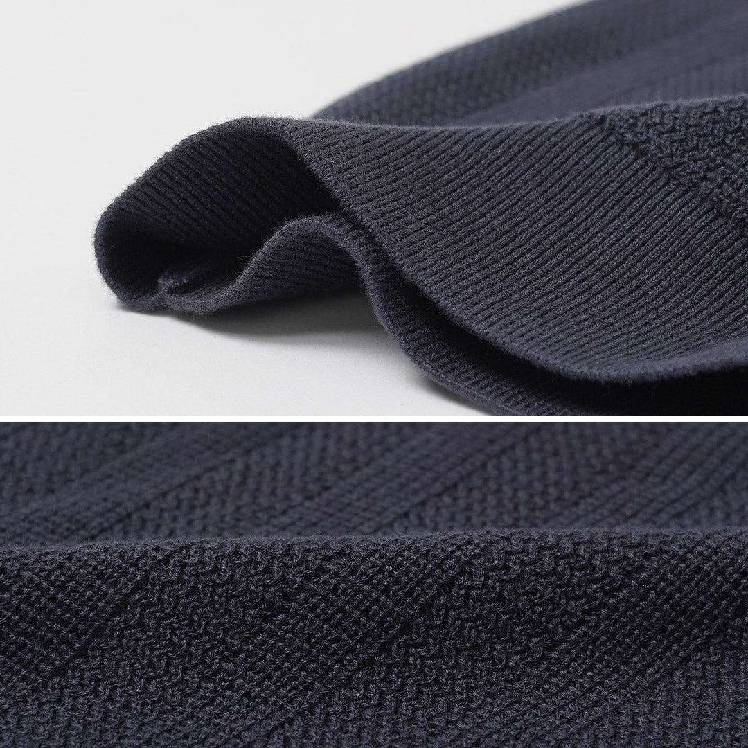 FRED PERRY（フレッドペリー） K3126 テクスチャード ニット ポロシャツ TEXTURED KNITTED SHIRT