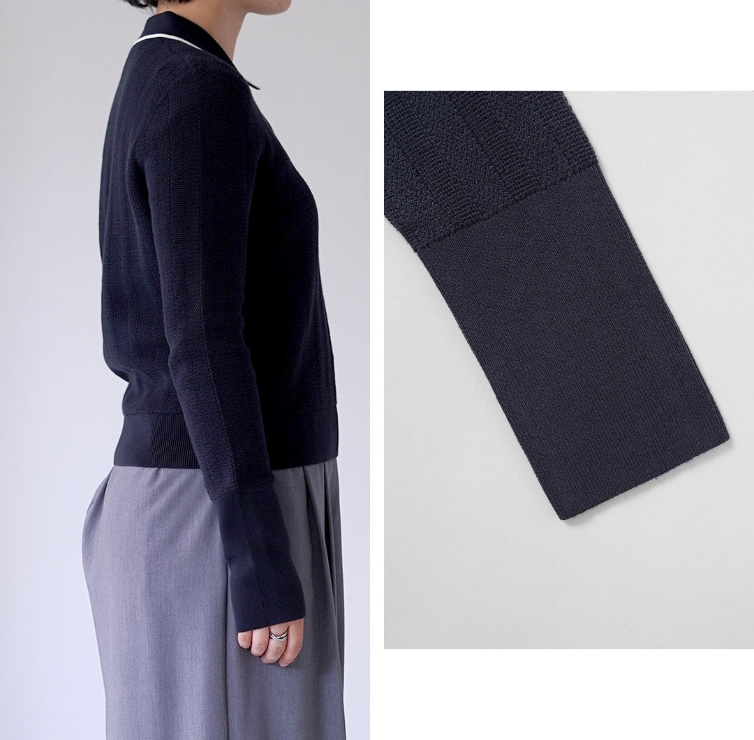 FRED PERRY（フレッドペリー） K3126 テクスチャード ニット ポロシャツ TEXTURED KNITTED SHIRT