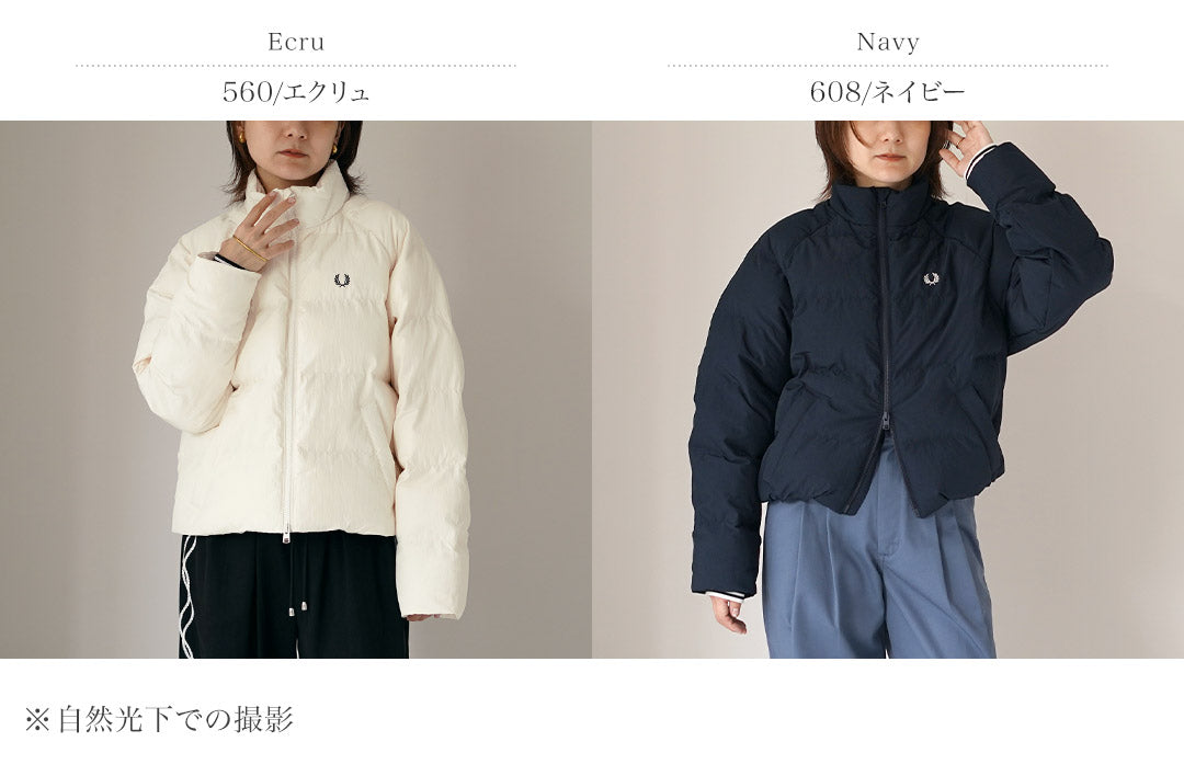 FRED PERRY（フレッドペリー） J3104 ラグランスリーブ パデッド ジャケット RAGLAN SLEEVE PADDED JACKET