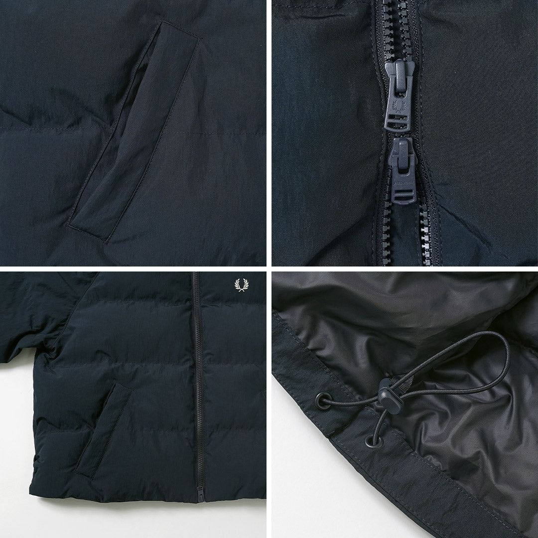 FRED PERRY（フレッドペリー） J3104 ラグランスリーブ パデッド ジャケット RAGLAN SLEEVE PADDED JACKET