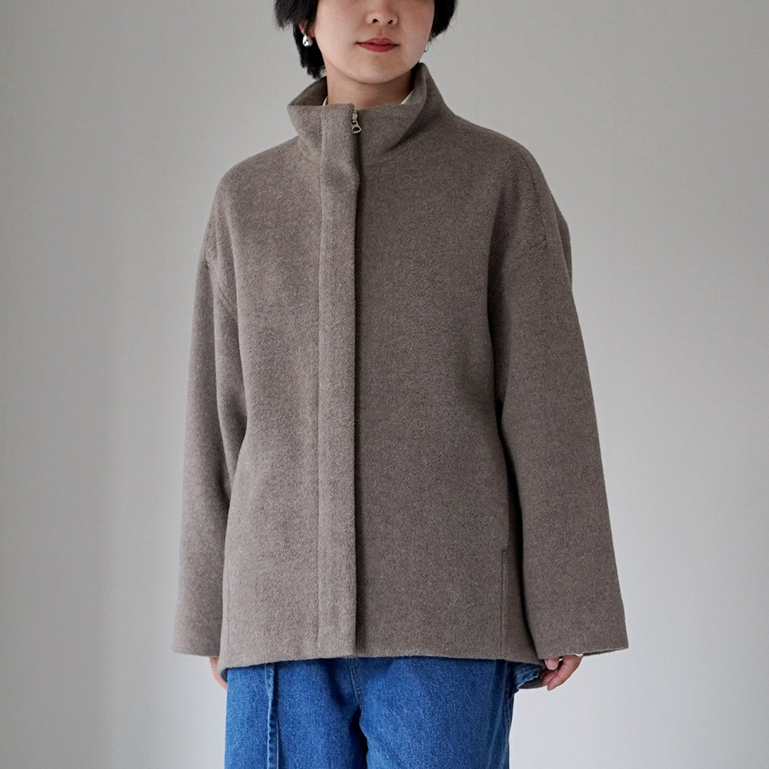 TICCA（ティッカ） スタンドネックブルゾン ウール 日本製