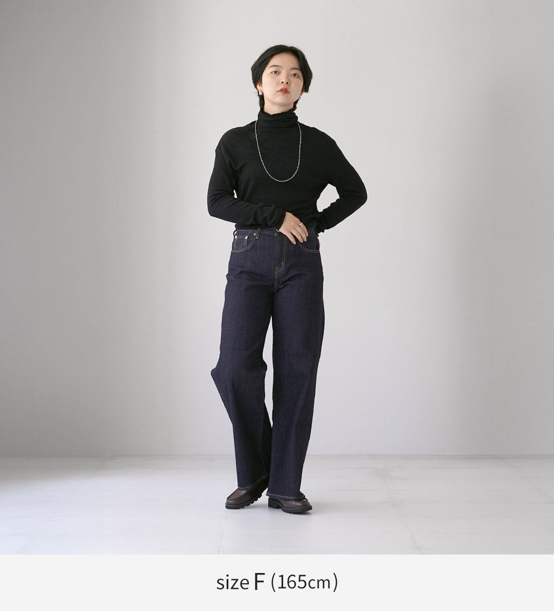 TICCA（ティッカ） ウールシルク ボトルネック プルオーバー 日本製