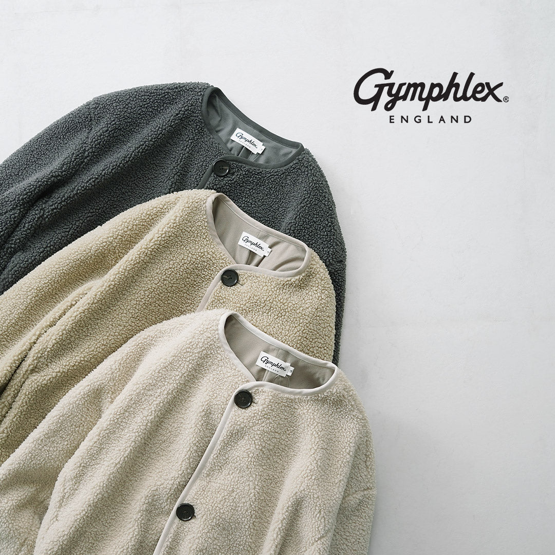 GYMPHLEX（ジムフレックス） ボア カラーレス ジャケット