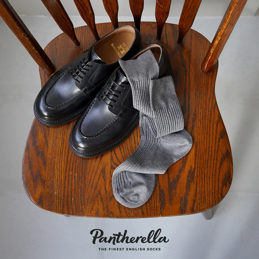 PANTHERELLA（パンセレラ） 5×3リブ メリノウールソックス ラブルヌム イタリア製 / メンズ 靴下