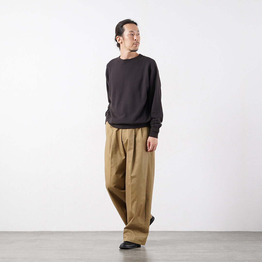 FILMELANGE（フィルメランジェ） ラルフ コンフォート裏毛 クルーネックスウェット 日本製