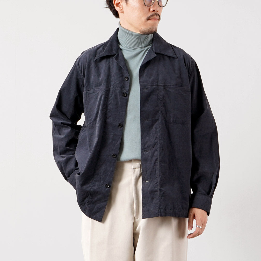 FUJITO（フジト） コーデュロイ オープンカラーシャツ 日本製