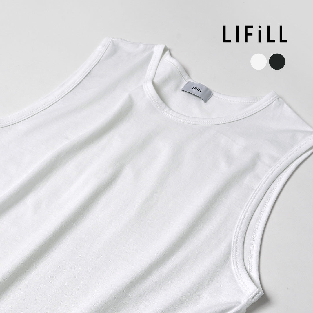 LIFiLL（リフィル） コットニー スリーブレスアンダーウエア ノースリーブ タンクトップ 日本製