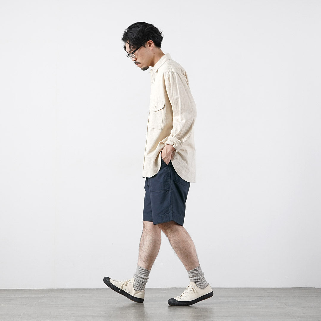 FOB FACTORY（F.O.Bファクトリー） F4171 ベイカーショーツ ショートパンツ 日本製