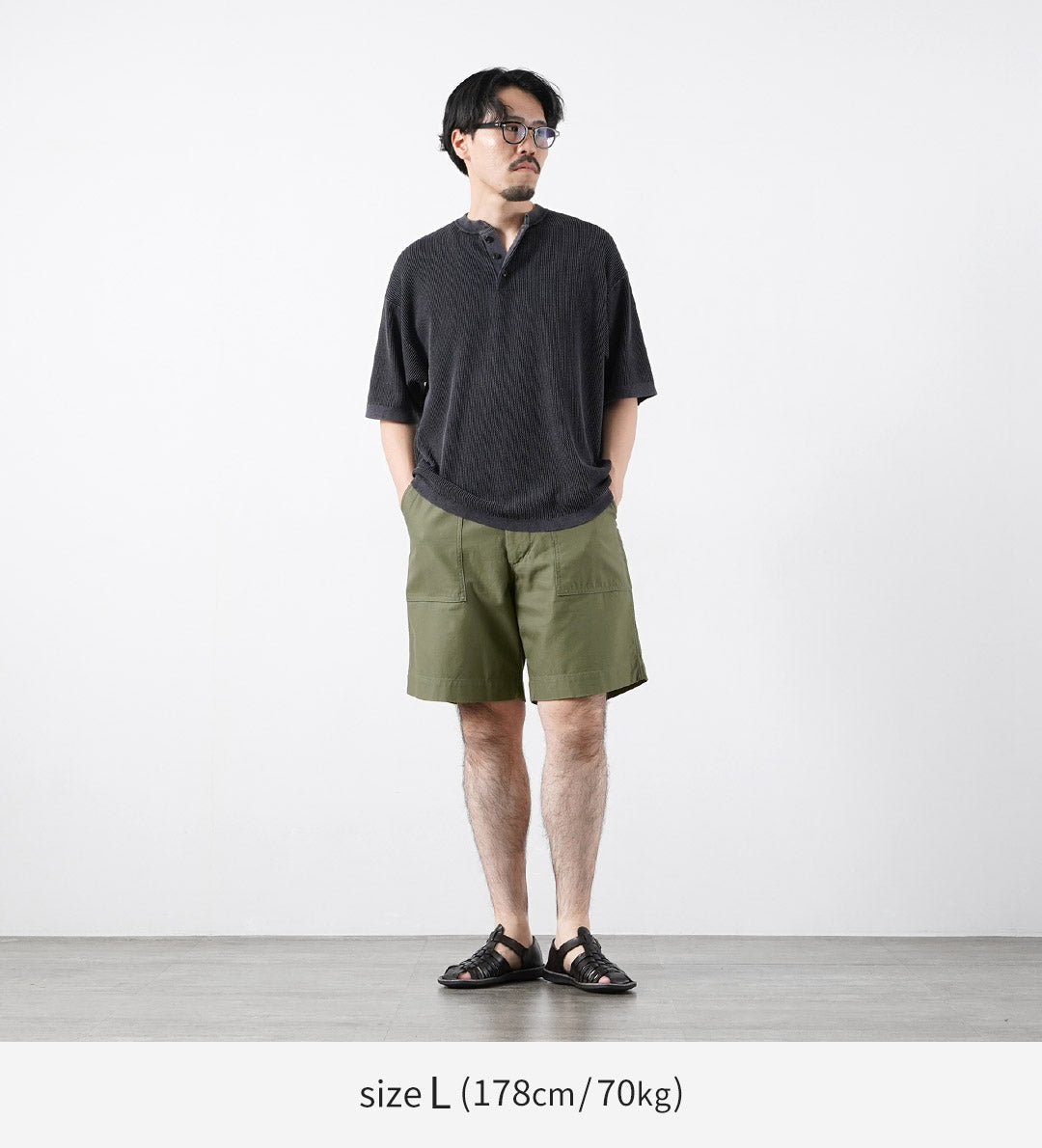 FOB FACTORY（F.O.Bファクトリー） F4171 ベイカーショーツ ショートパンツ 日本製