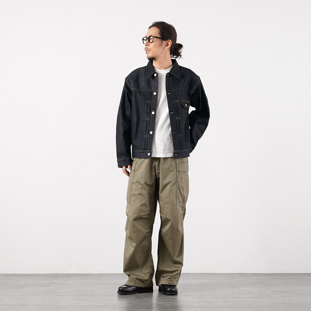 MOMOTARO JEANS（モモタロウジーンズ） 14.7oz #001 1stタイプ スタンダード デニムジャケット Gジャン 桃太郎ジーンズ 日本製