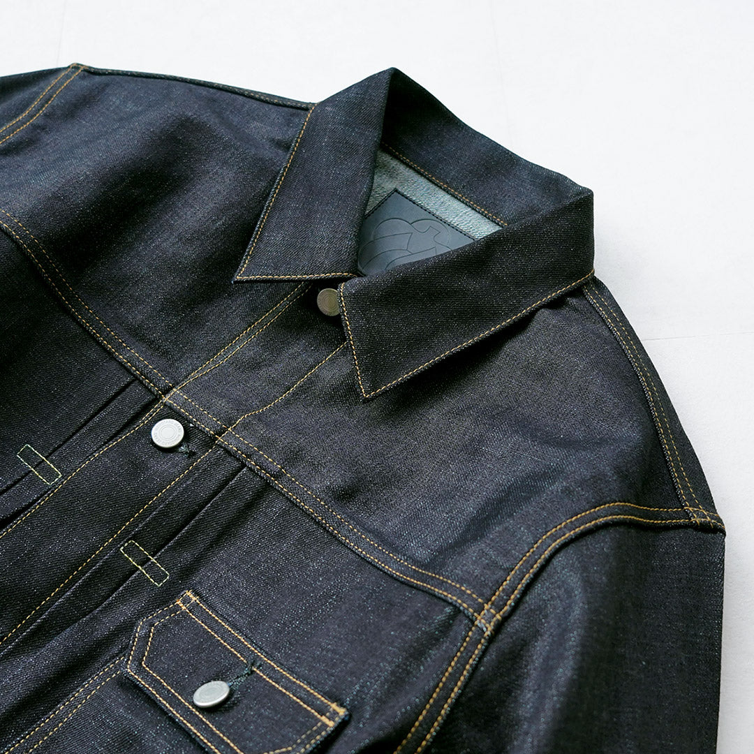 MOMOTARO JEANS（モモタロウジーンズ） 14.7oz #001 1stタイプ スタンダード デニムジャケット Gジャン 桃太郎ジーンズ 日本製