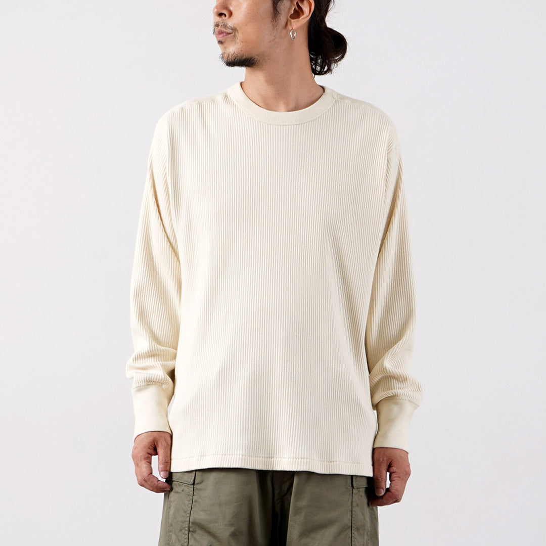HEALTHKNIT（ヘルスニット） アーミーリブ クルーネック ロングスリーブ