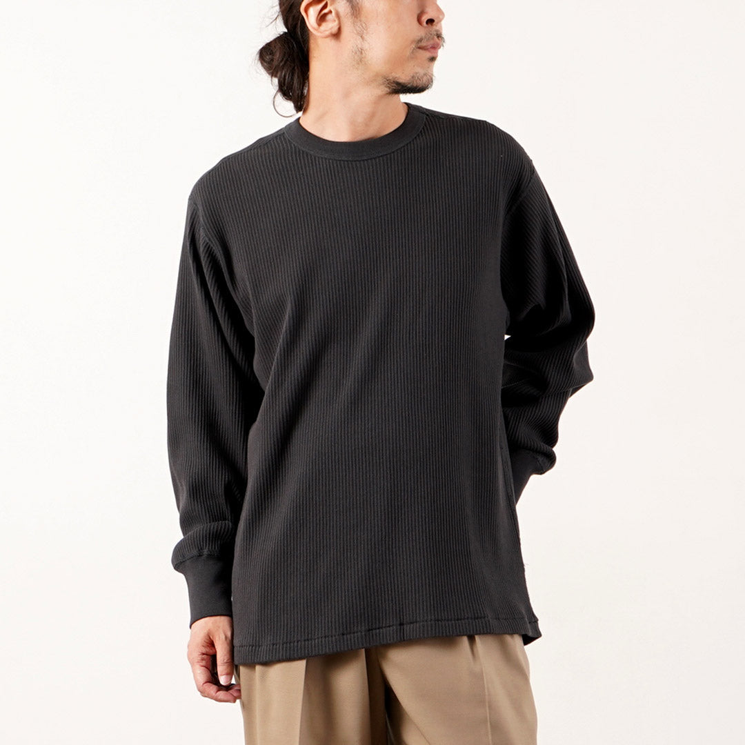 HEALTHKNIT（ヘルスニット） アーミーリブ クルーネック ロングスリーブ