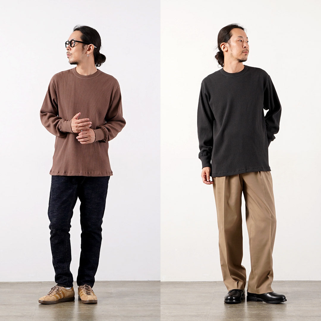 HEALTHKNIT（ヘルスニット） アーミーリブ クルーネック ロングスリーブ