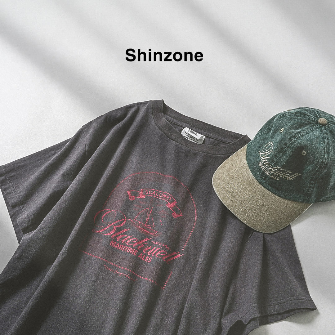 SHINZONE（シンゾーン） ブラックウェル Tシャツ 26AMSCU11 日本製