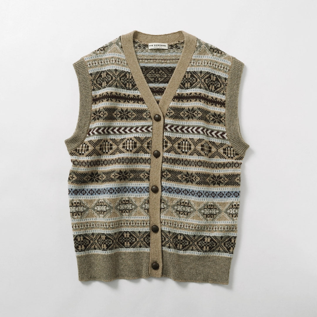 SHINZONE（シンゾーン） フェアアイル ニット ベスト 26AMSNI08
