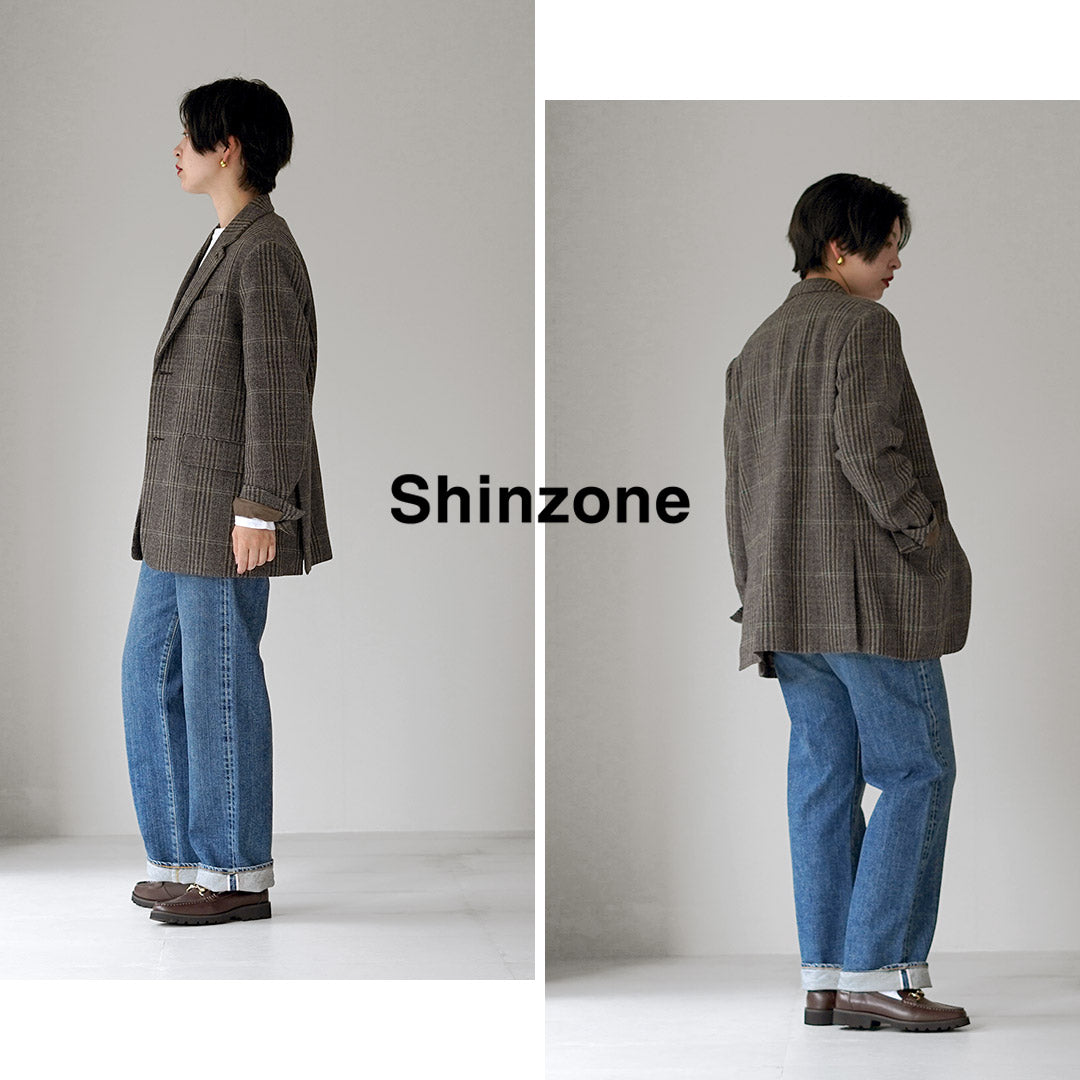 SHINZONE（シンゾーン） ブリティッシュ ウール チェックド ジャケット 日本製 26AMSJK02