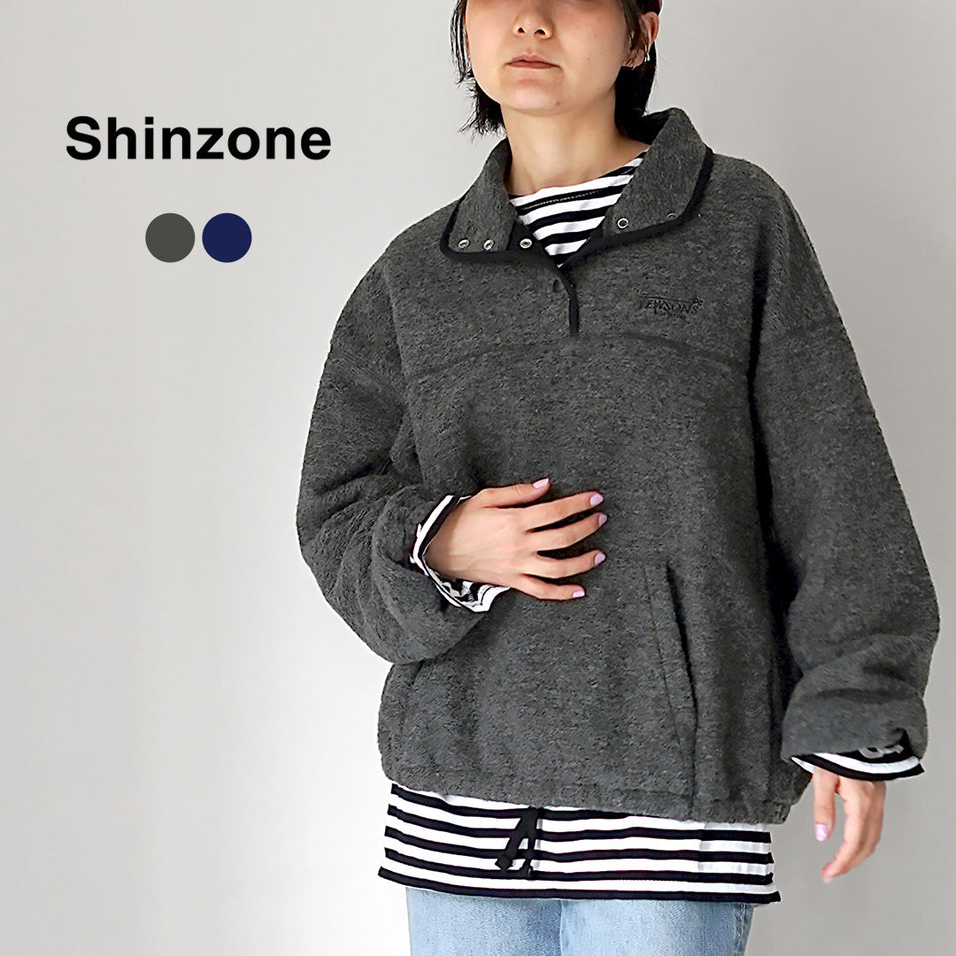 SHINZONE（シンゾーン） スナップ フリース プルオーバー 26AMSCU06  日本製