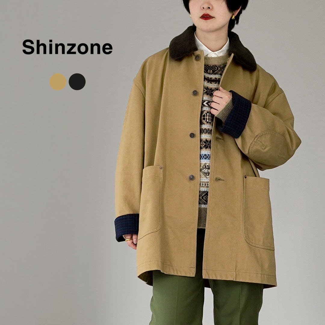 SHINZONE（シンゾーン） コットン ツイル バーン ジャケット 26AMSJK04 日本製