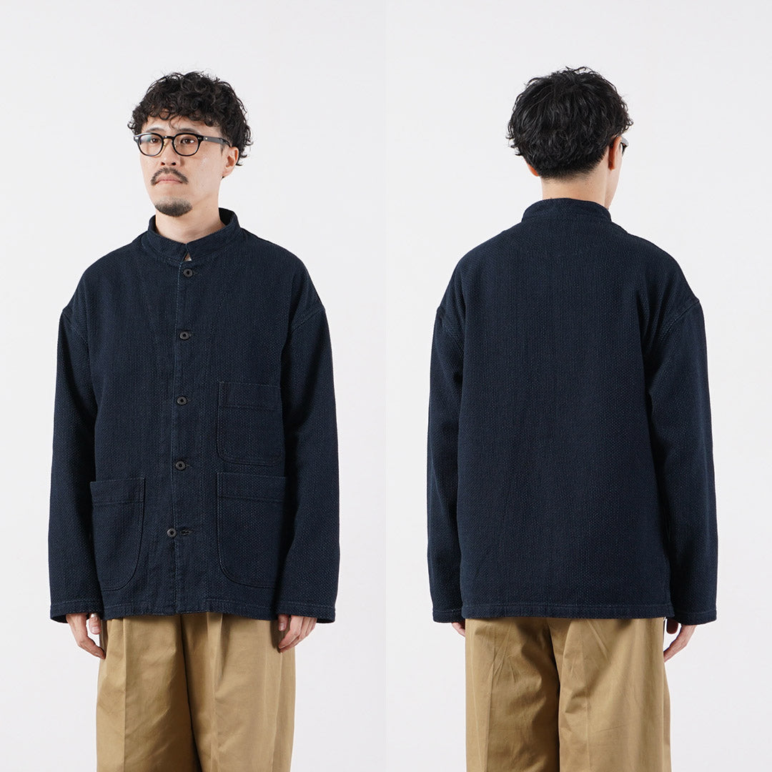 FOB FACTORY（F.O.Bファクトリー） F2468 インディゴ 刺し子 ジャケット 日本製