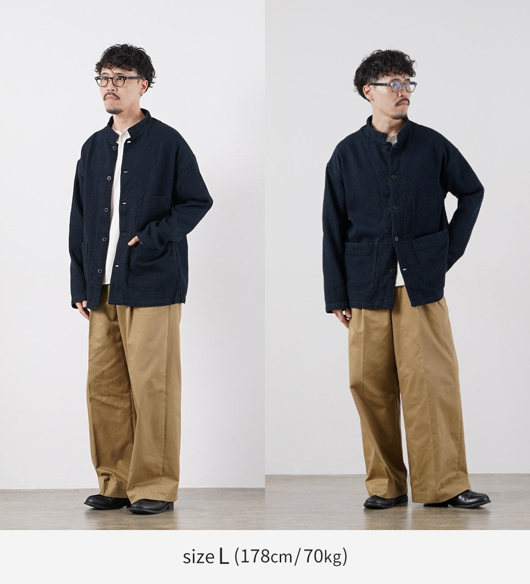 FOB FACTORY（F.O.Bファクトリー） F2468 インディゴ 刺し子 ジャケット 日本製