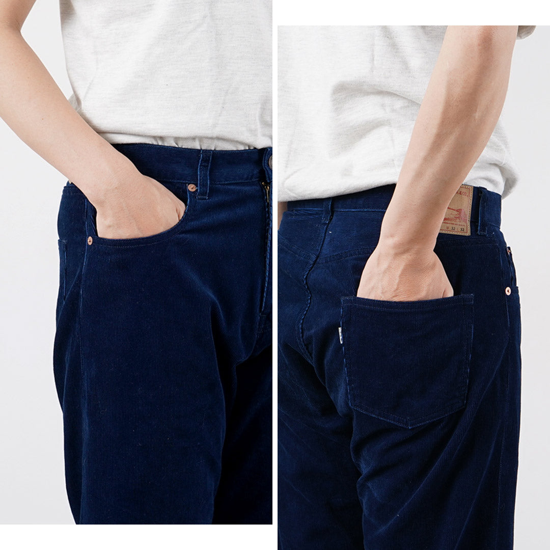 FOB FACTORY（FOBファクトリー） F1154 インディゴ コーデュロイ 5P パンツ 日本製