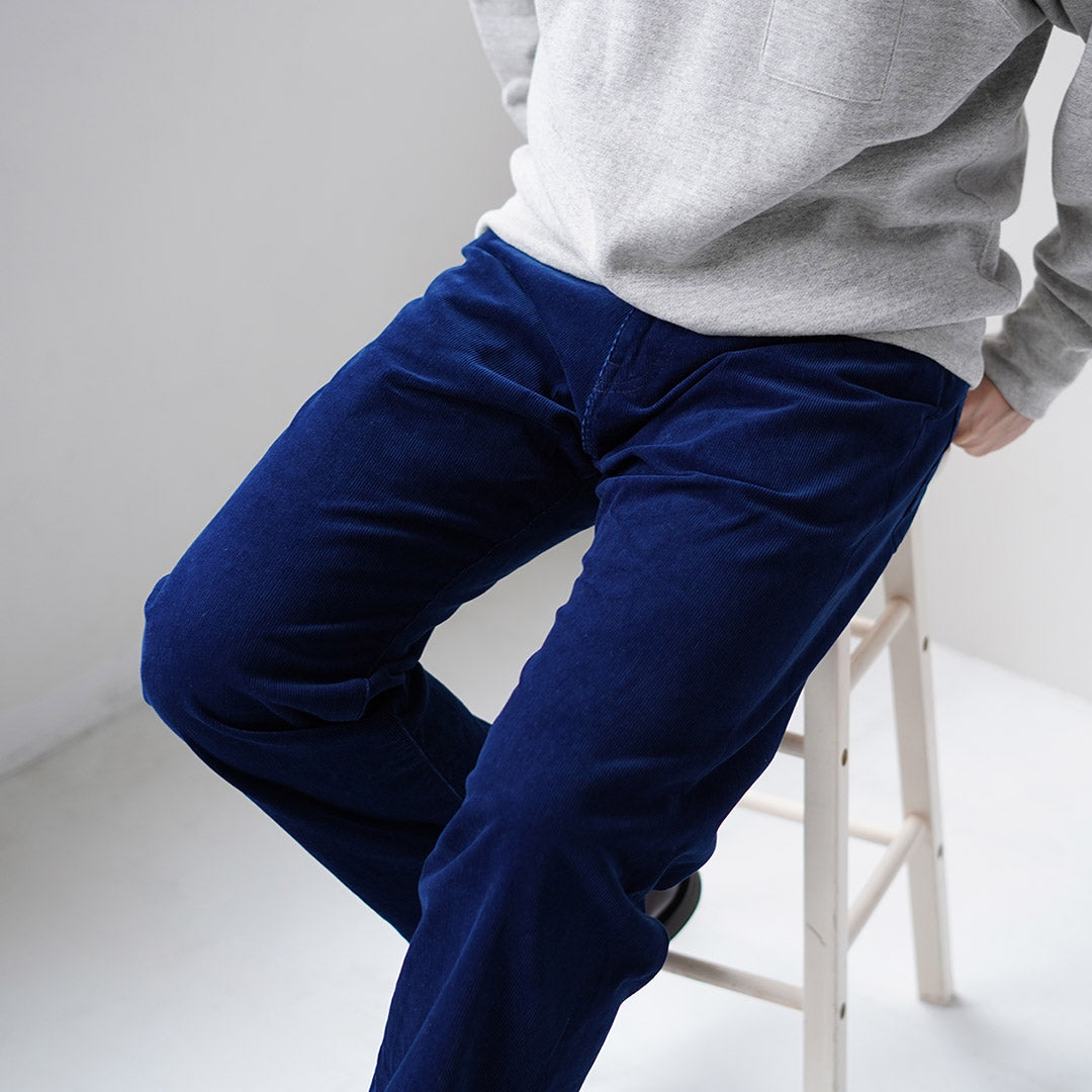 FOB FACTORY（FOBファクトリー） F1154 インディゴ コーデュロイ 5P パンツ 日本製